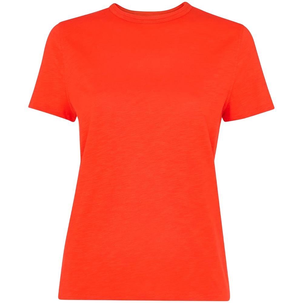 Whistles Red Posie Double Trim Tee